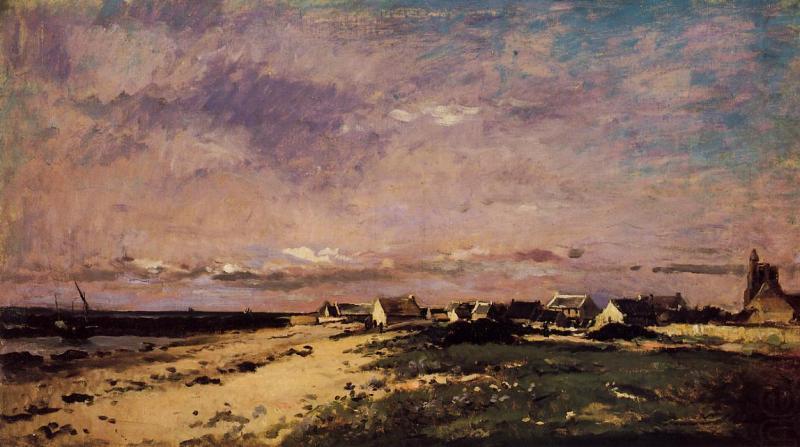 French Coastal Scene, Charles-Francois Daubigny